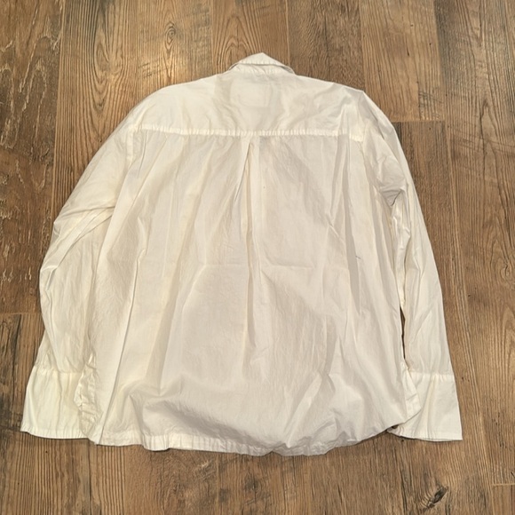 Maeve Woman’s White Button Down Size Extra Large - Picture 5 of 7